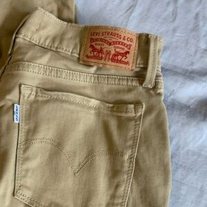 Levi's Tan Relaxed Jeans Classic Style